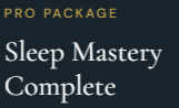 Sleep Mastery Complete